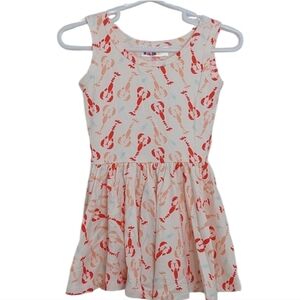 Dot Dot Smile Lobsters Tank Dress Baby Girls 12 24 Months Maine Ocean
